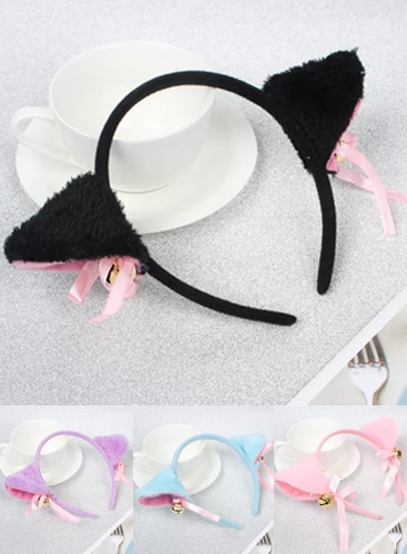 【取り寄せ】けもみみカチューシャ4カラー《可愛いコスプレ小物》【Malymoon/マリームーン】【odr8023】