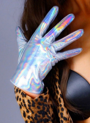 【ネコポス送料220円】エナメルレザーグローブShort丈《セクシーコスプレ小物》【s00488-2】