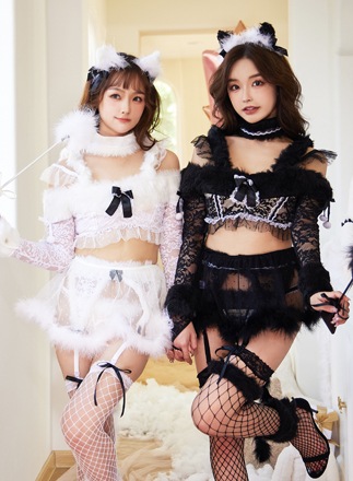 【即日発送】もこもこキャットコスチューム《ハロウィンコスプレ10点セット》【Malymoon/マリームーン】【s9538-2】|アニマル・動物(animal)|オリジナルコスチューム(original