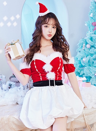 【1～3営業日で発送】ホイップサンタ 《クリスマスコスプレ4点セット》【vanityME.】【23920】