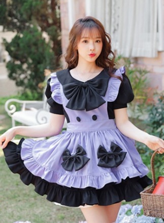 【レビュー投稿で白ニーハイプレゼント】【odr】完全受注オーダー高級メイド服《かわいいコスプレ2点セット》【odrm8175】|高級メイド服|全てのコスチューム(all costume)