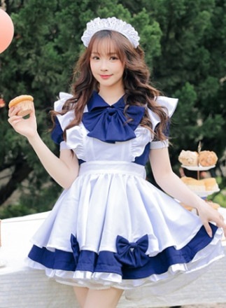 【レビュー投稿で白ニーハイプレゼント】【odr】完全受注オーダー高級メイド服《かわいいコスプレ3点セット》【odrm8181】|高級メイド服|全てのコスチューム(all costume)