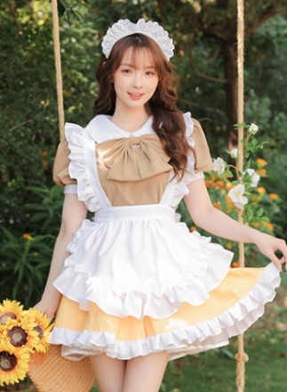 【レビュー投稿で白ニーハイプレゼント】【odr】完全受注オーダー高級メイド服《かわいいコスプレ3点セット》【odrm8183】|高級メイド服|全てのコスチューム(all costume)