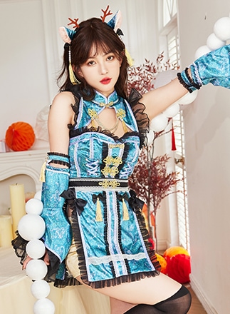 Malymoon マリームーン コスプレ 衣装 チャイナ 魔法少女 ハロウィン 鬼チャイナ ハロウィンコスプレ マリームーン Marlmoon - メルカリ