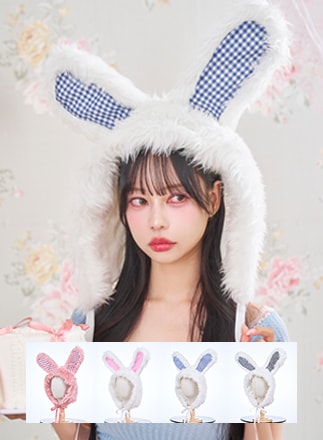 【即日発送】【中村里砂着用】テディバニーヘッドピース《オリジナルコスプレ小物》【Malymoon/マリームーン】【9960-3hp】