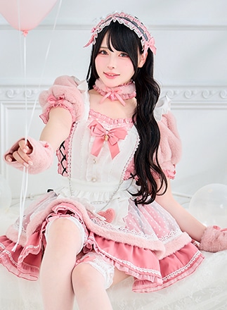 マリームーン メイド ピンク タグ付き！マリームーン♡ピンク♡メイド♡ハロウィン - メルカリ