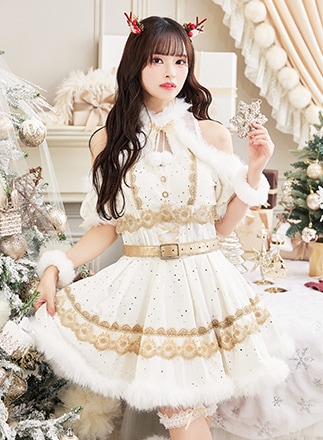 【予約-11月下旬頃より順次発送予定】【藤咲凪着用】ジュエルドブランシュトナカイ《クリスマスコスプレ8点セット》【Malymoon/マリームーン】【CS25057-2】