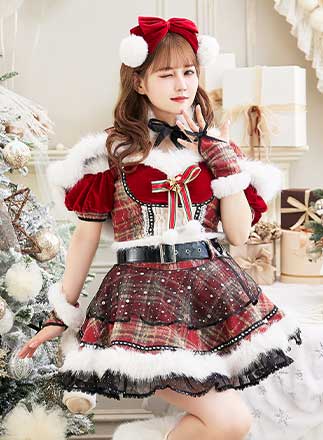 【予約-11月中旬頃より順次発送予定】【佐藤ノア着用】エトワールクラシックベルサンタ《クリスマスコスプレ11点セット》【Malymoon/マリームーン】【CS25070-2】