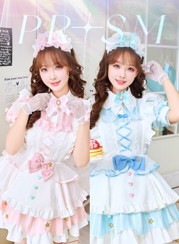 【即日発送】キュアリリィマジカルスカラップメイド《オリジナルコスプレ7点セット》【Malymoon/マリームーン】【CS25201】