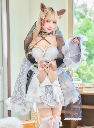 【予約-6月下旬頃より順次発送予定】ミスティックヴェールホースドレス《オリジナルコスプレ13点セット》【Malymoon/マリームーン】【CS25179】