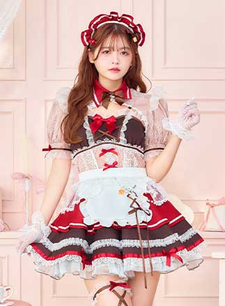 マリームーン ロイヤルチェックキティメイド 即日発送】【藤咲凪着用】ロイヤルチェックキティメイド《オリジナル