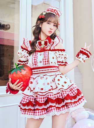 一部予約】スイートバニーラテセットアップ《ハロウィンコスプレ9点