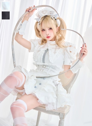 【予約】シルキークロスエッジヴァンパイアナース《オリジナルコスプレ8点セット》【Malymoon/マリームーン】【CS25202】