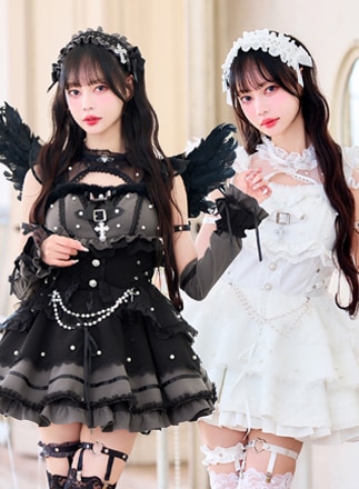 【一部予約】【中村里砂着用】デュアルフェザーエンジェル  《オリジナルコスプレ10点セット》【Malymoon/マリームーン】【CS26036】