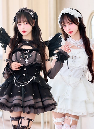 【予約-6月下旬頃より順次発送予定】【中村里砂着用】デュアルフェザーエンジェル  《オリジナルコスプレ9点セット》【Malymoon/マリームーン】【CS26036】