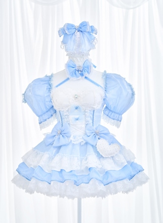 【2～5営業日で発送】【セレモニーコスチューム】ロイヤルブルーリボンコスチュームセット【Malymoon/マリームーン】【CC26013】