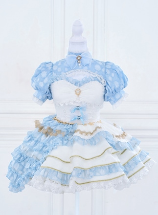 【2～5営業日で発送】【セレモニーコスチューム】ロイヤルブループリンセスコスチューム【Malymoon/マリームーン】【CC26015】