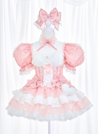 【2～5営業日で発送】【セレモニーコスチューム】ロイヤルピンクリボンコスチュームセット【Malymoon/マリームーン】【CC26013-2】