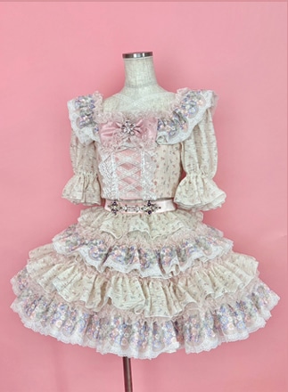 【2～5営業日で発送】【セレモニーコスチューム】アンティークフラワープリンセス【Malymoon/マリームーン】【CC26035】