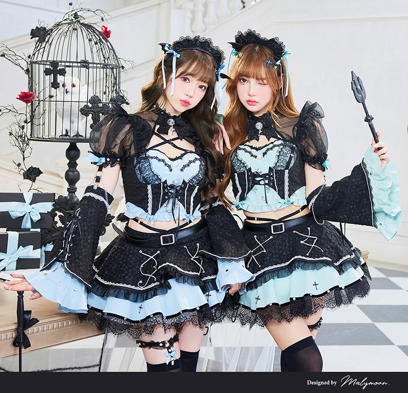 マリームーン　Malymoon サキュバスメイド　コスプレ衣装 予約-6月上旬頃より順次発送予定】ダークアイリスサキュバスメイド