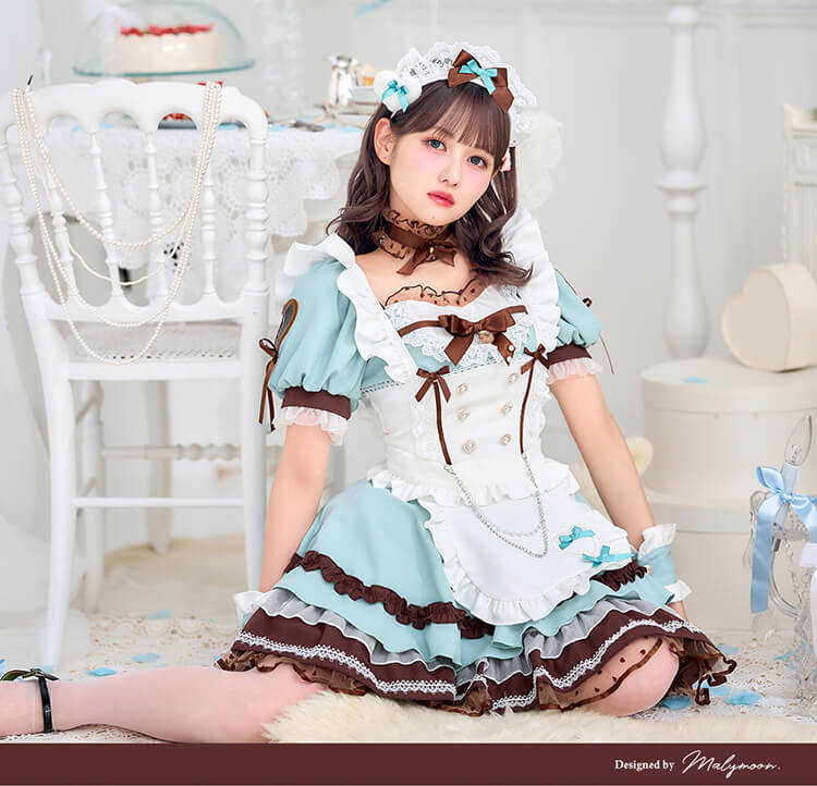 即日発送】【佐藤ノア着用】メルティホイップチョコミントメイド