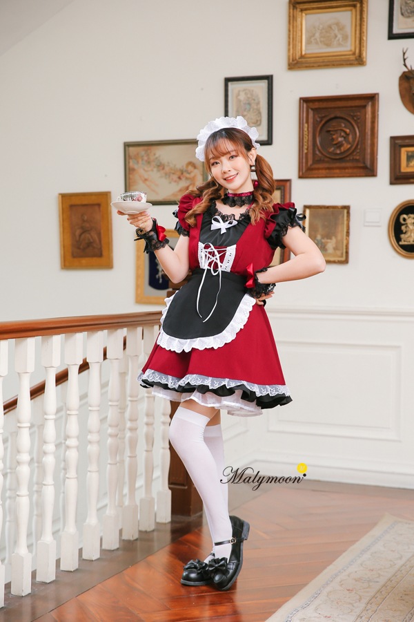 Malymoon メイド服 コスプレ衣装 取り寄せ】【レビュー投稿で白ニーハイプレゼント】完全受注オーダー