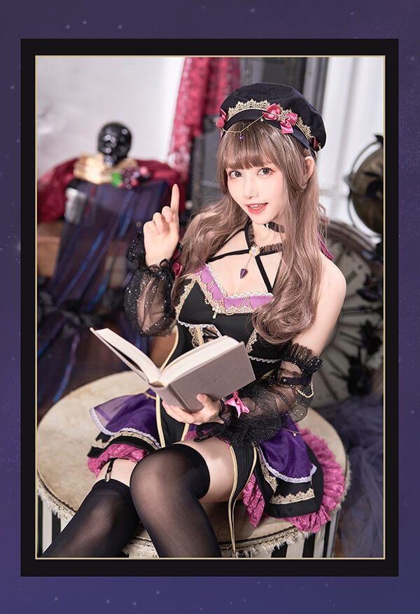 【即日発送】【えい梨コラボ】トウィンクルマジックドーリーウィッチ《ハロウィンコスプレ7点セット》【Malymoon/マリームーン】【10094】