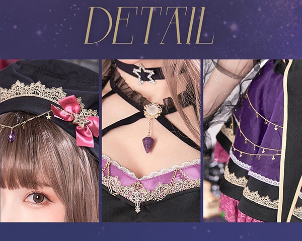 【即日発送】【えい梨コラボ】トウィンクルマジックドーリーウィッチ《ハロウィンコスプレ7点セット》【Malymoon/マリームーン】【10094】