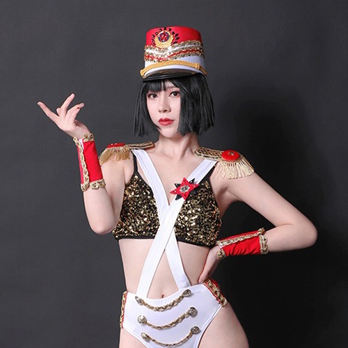 帽子 ハット セクシー ダンスウェア 帽子 ハット コスチューム アーミー 軍隊 ポリス 警察 ダンス衣装 イベント ダンス 衣装【dance-8346-hat】