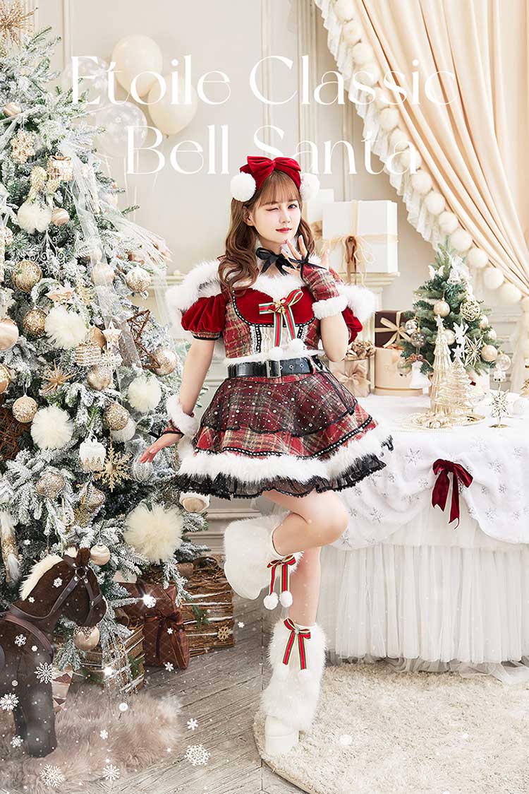 【即日発送】【佐藤ノア着用】エトワールクラシックベルサンタ《クリスマスコスプレ11点セット》【Malymoon/マリームーン】【CS25070-2】