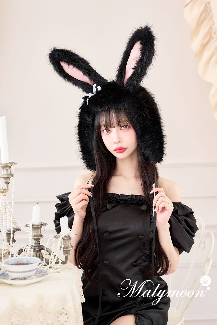 【即日発送】【中村里砂着用】ドーリーバニーヘッドピース《オリジナルコスプレ小物》【Malymoon/マリームーン】【9950-3hp】