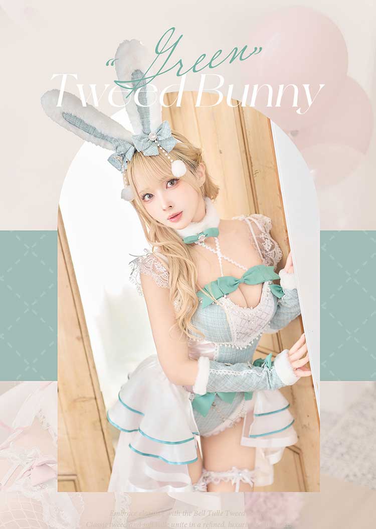 【即日発送】ベルチュールツイードバニー《オリジナルコスプレ8点セット》【Malymoon/マリームーン】【CS25099-2】