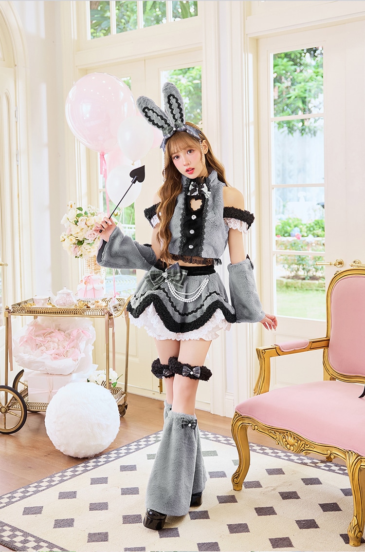 即日発送】ベイビーハートボアバニー《ハロウィンコスプレ15点セット