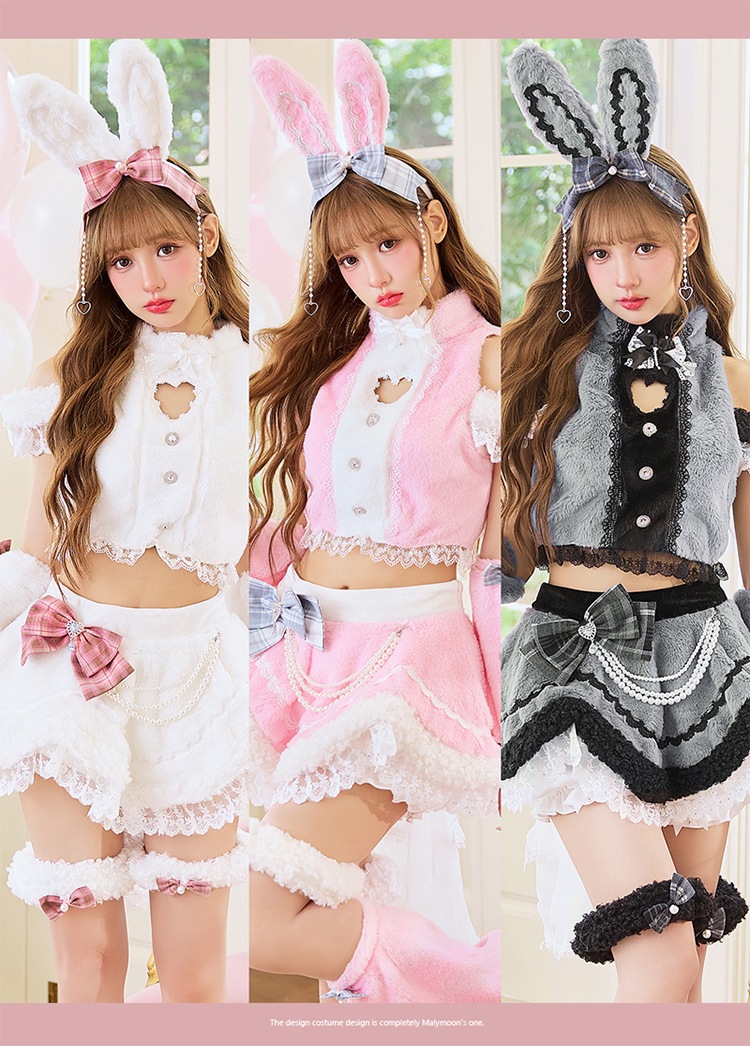 即日発送】ベイビーハートボアバニー《ハロウィンコスプレ15点セット