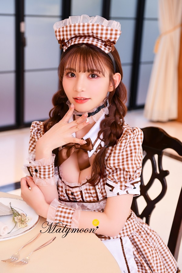 【即日発送】ギンガムチェックウェイトレス《ハロウィンコスプレ8点セット》【Malymoon/マリームーン】【9541】