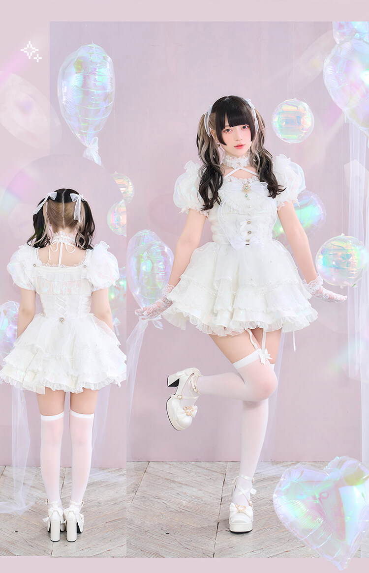 【予約-8月下旬頃より順次発送予定】【きゅるりんってしてみて着用】-魔法少女-スターライトマジカルガール 《オリジナルコスプレ10点セット》【Malymoon/マリームーン】【CS26079】