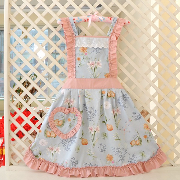 ネコポス送料無料 おしゃれフリルエプロン 可愛いエプロン1点セット Malymoon マリームーン 72 02 エプロン Apron Malymoon マリームーン オフィシャルウェブストア