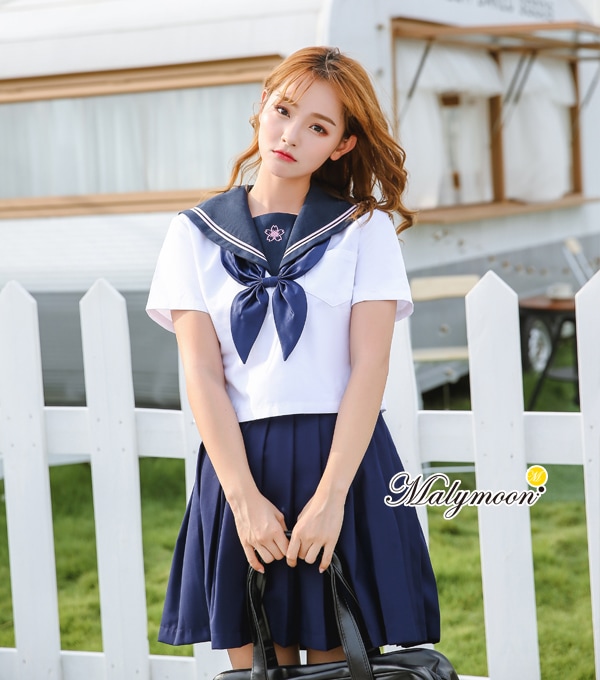 レプリカ 東大阪女子高等学校 夏セーラー服セット（本格的）165cm