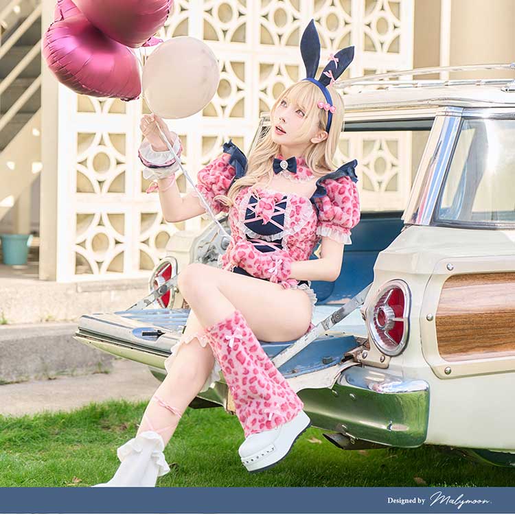 【即日発送】レオパードギャルバニー《オリジナルコスプレ7-11点セット》【Malymoon/マリームーン】【CS25186】【CS25187】