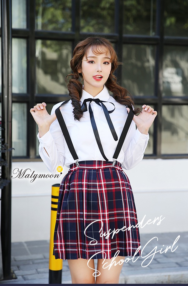 取り寄せ】JK制服/チェック柄プリーツスカート女子高生（長袖
