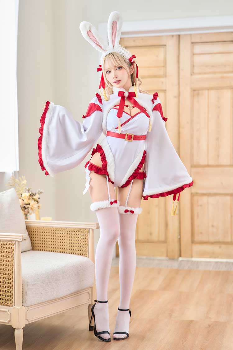 即日発送】ハイシェイプセクシー巫女バニー《オリジナルコスプレ9点