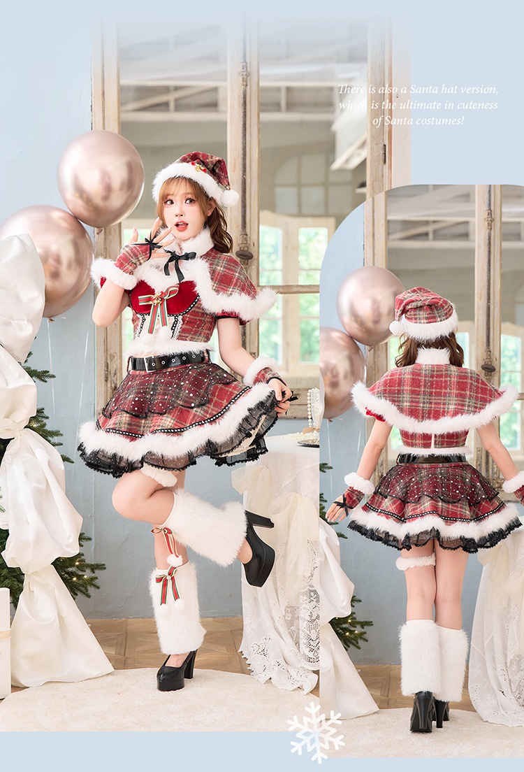 【予約-11月中旬頃より順次発送予定】エトワールクラシックベルサンタ《クリスマスコスプレ11点セット》【Malymoon/マリームーン】【CS25070】