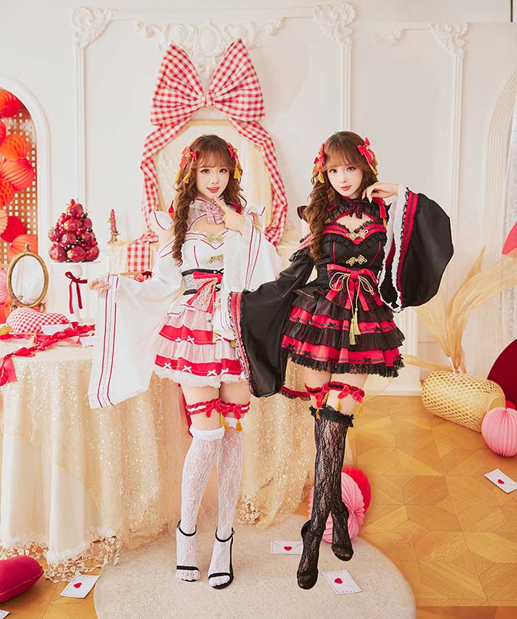 【予約-12月下旬頃より順次発送予定】フェアリースリーブ巫女ドレス《オリジナルコスプレ7点セット》【Malymoon/マリームーン】【CS25196】