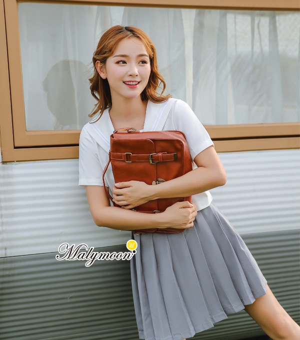 Malymoon グレー 制服コスプレ 取り寄せ】JK制服/半袖セーラー服女子高生（グレー