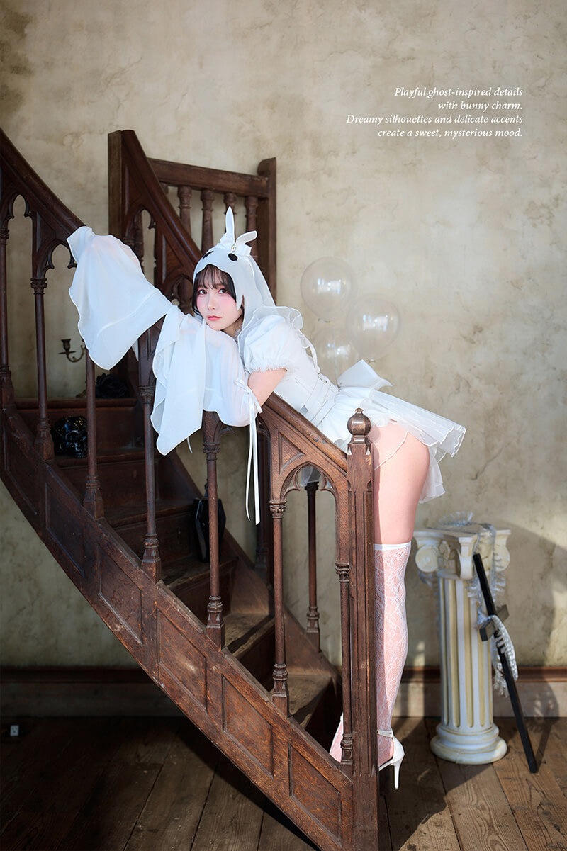 【即日発送】ミアモールシアーハイカットバニー《ハロウィンコスプレ11点セット》【Malymoon/マリームーン】【CS25220】
