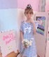 私服系セーラー服チェック柄ブルー《かわいいコスプレ1点セット》【Malymoon/マリームーン】【9268】|私服系セーラー服・制服|全てのコスチューム(all costume)