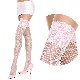【ネコポス送料無料】2トーンColor フィッシュネットタイハイストッキング【4926】【WT】|ストッキング(stockings)|コスプレ小物