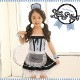【在庫限り】【50%OFF】【即日発送】水色洋風メイドキッズ女の子用（アリス風子供衣装）《ハロウィンコスプレ4点セット》【Malymoon/マリームーン】【6079kids】|キッズコスチューム(ki