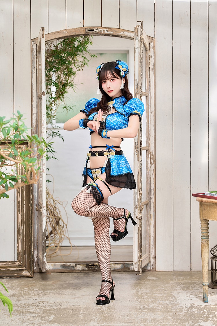 【即日発送】レイシートラップ麻雀チャイナ《ハロウィンコスランジェリー10点セット》【Malymoon/マリームーン】【CS25026】