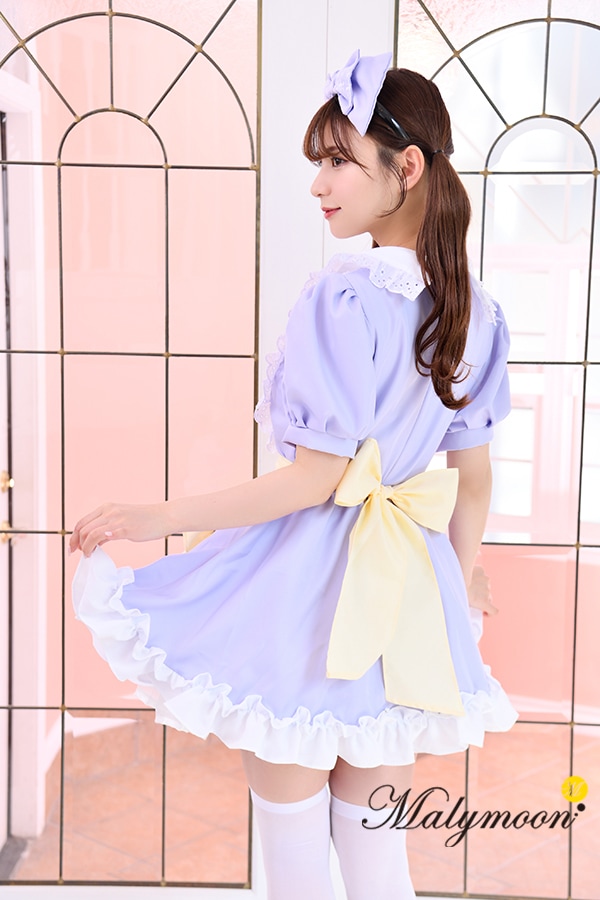 【取り寄せ】【レビュー投稿で白ニーハイプレゼント】完全受注オーダー高級メイド服《かわいいコスプレ4点セット》【odrm8167】
